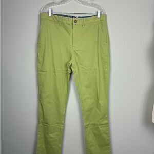 BENNY GOLD | NEW Avocado Green Khaki Style Relaxed Chino Pants Men’s Size 34x32